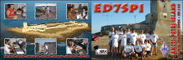 QSL ED7SPI Isla de Sancti-Petri